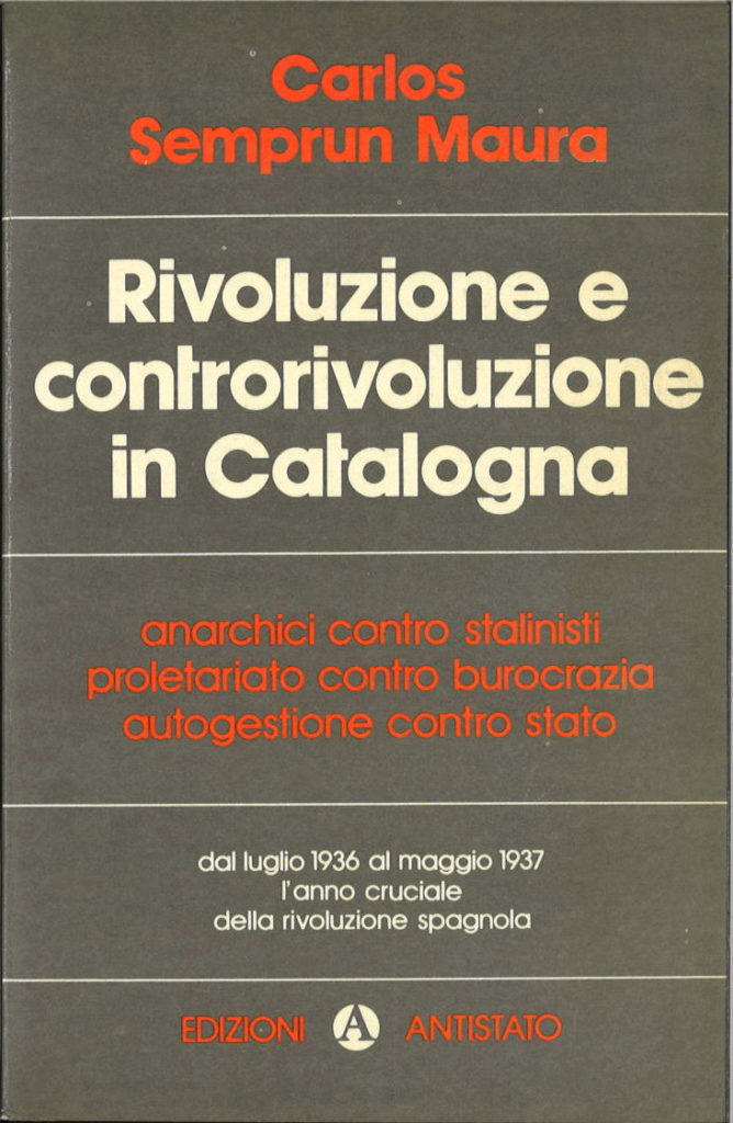 Rivoluzione e controrivoluzione in Catalogna