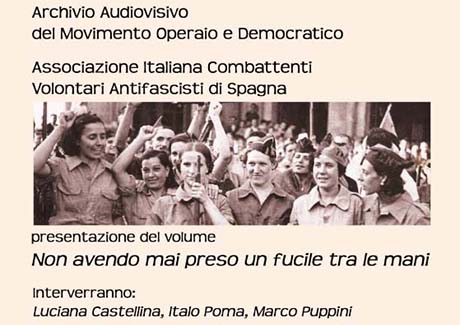 Antifasciste italiane in Spagna per la libertà Presentazione del libro a Roma