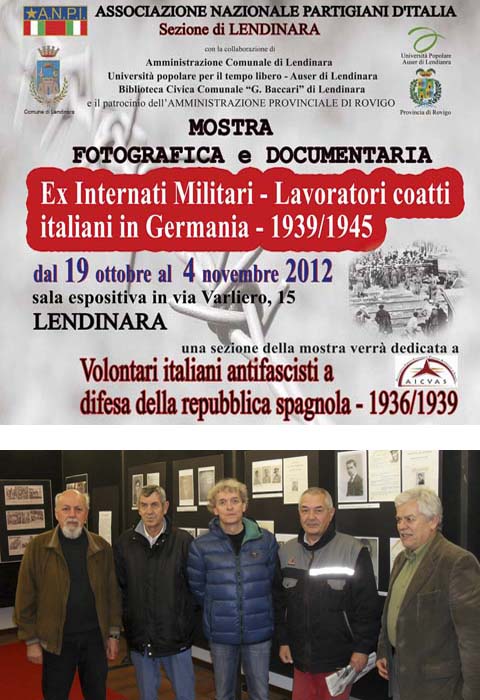 Dal 19 ottobre al 4 novembre 2012 a Lendinara mostra fotografica e documentaria