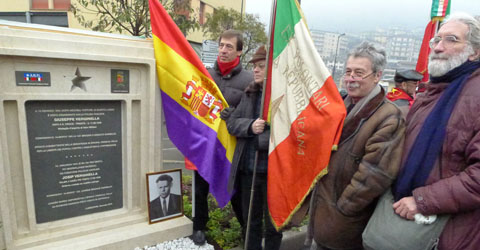 Inaugurato il monumento  a Giuseppe Verginella