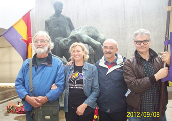 Aicvas visita il lager di Sachsehausen