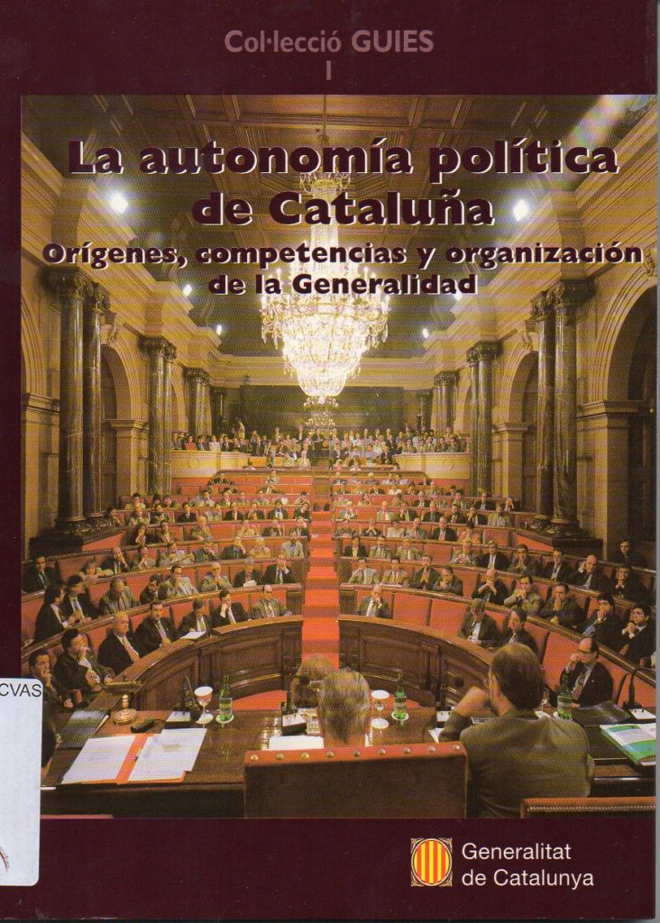 La autonomia politica de Cataluna :