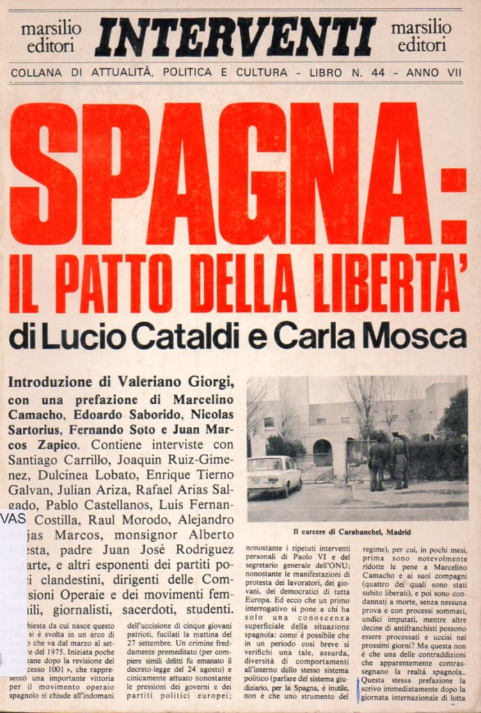 Spagna: il patto della libertà