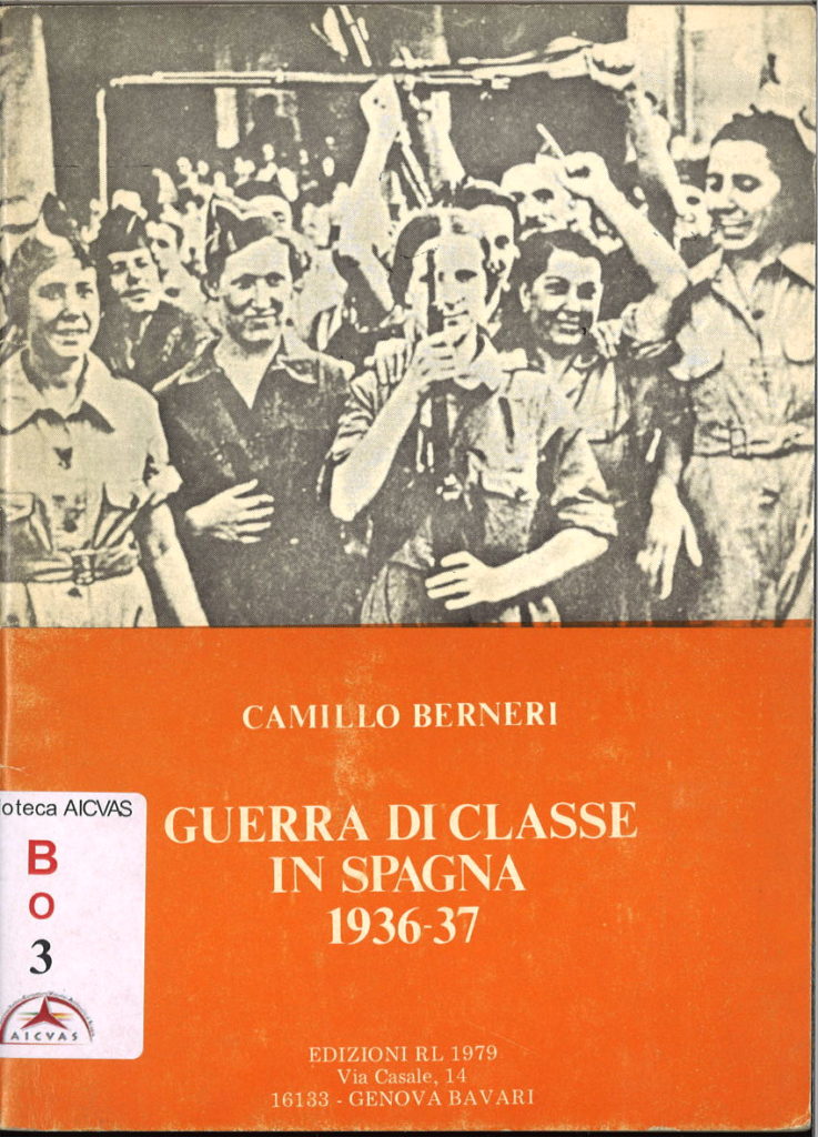 Guerra di classe in Spagna: 1936-1937