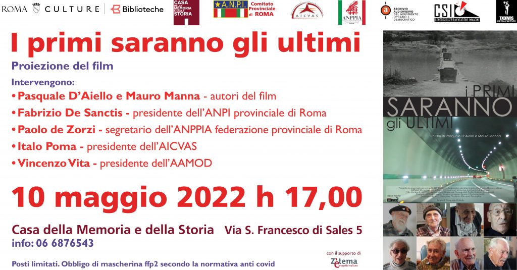 Proiezione del film “I primi saranno gli ultimi”