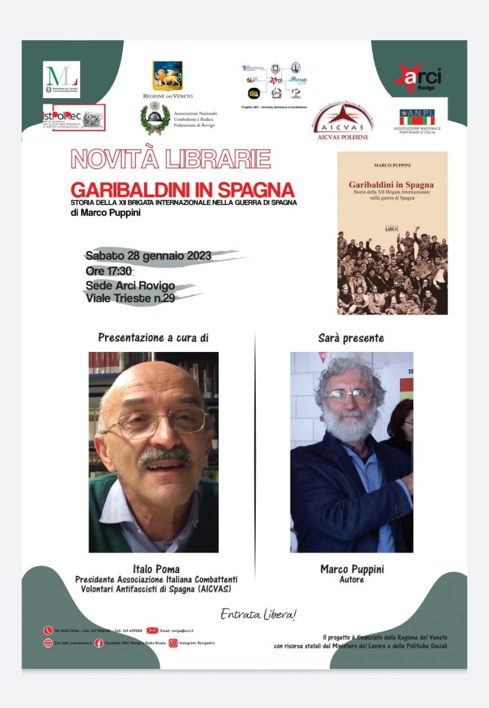 Garibaldini in Spagna. Storia della XII Brigata Internazionale nella guerra di Spagna