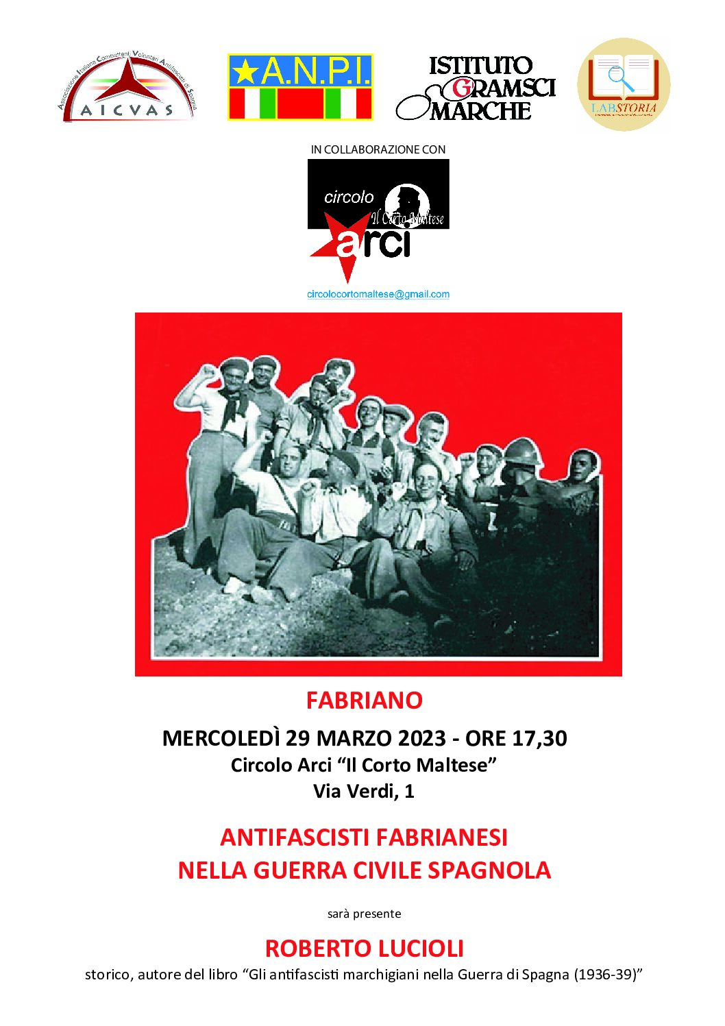 ANTIFASCISTI FABRIANESI NELLA GUERRA CIVILE SPAGNOLA