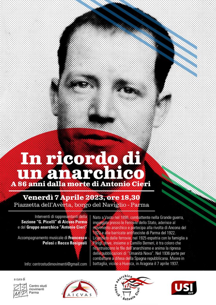 IN RICORDO DI UN ANARCHICO