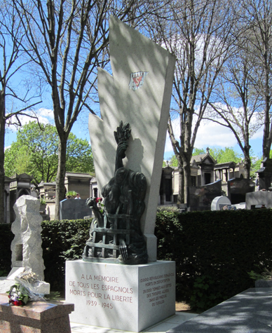 Parigi Père Lachaise - Monumento ai Repubblicani spagnoli - FRANCIA	